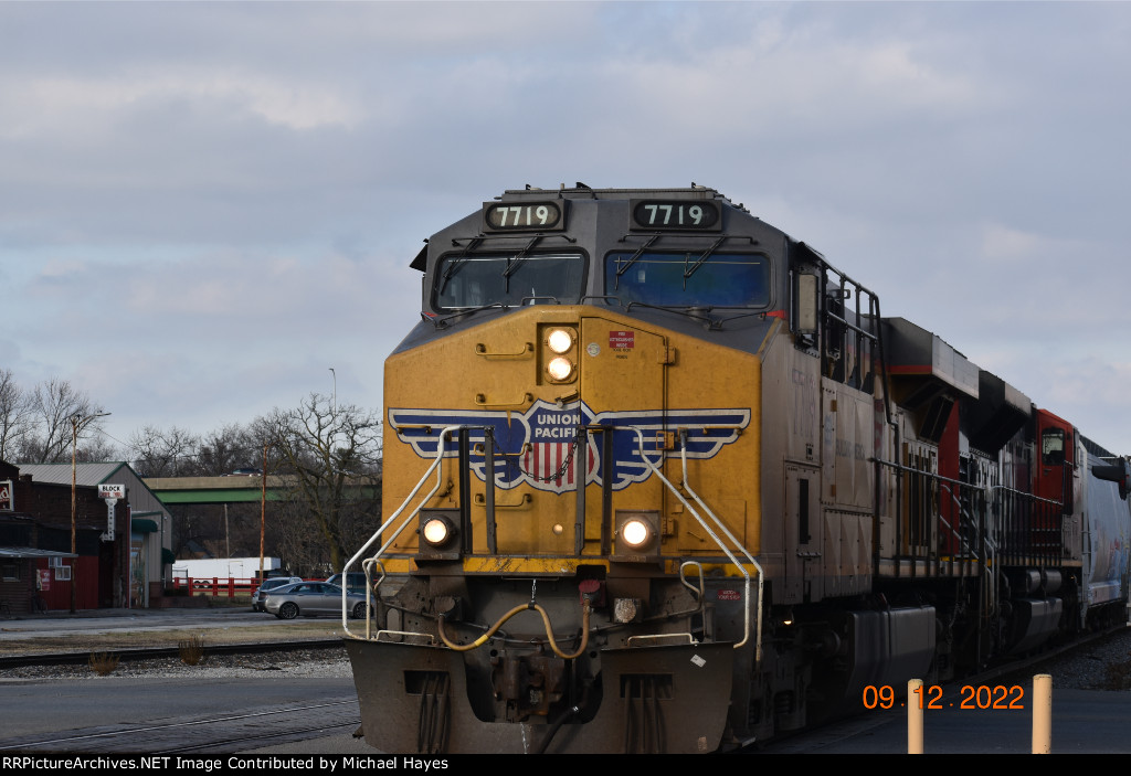 CN Grain Train in Centralia IL